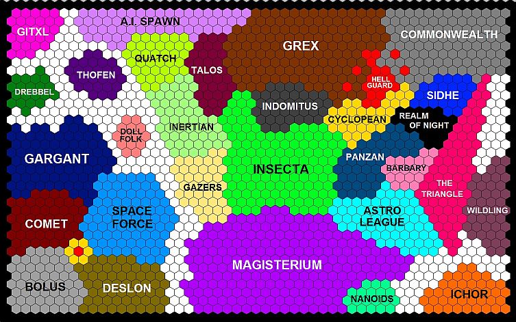 Star Fleet Battles – Yesterday Galaxy Map Version 1.0